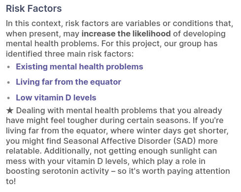 With the AK Samsung Solve for Tomorrow team, we're educating our peers about the challenges of Seasonal Affective Disorder. Find resources, tips, solutions, interviews, and remember: you're not alone.